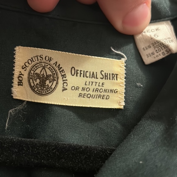 Vintage Dark Green Buttondown Medium - Picture 3 of 3